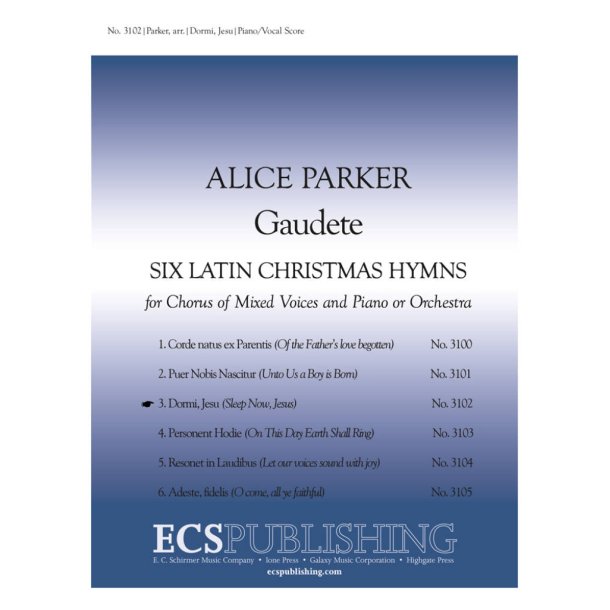 Gaudete: No. 3. Dormi, Jesu