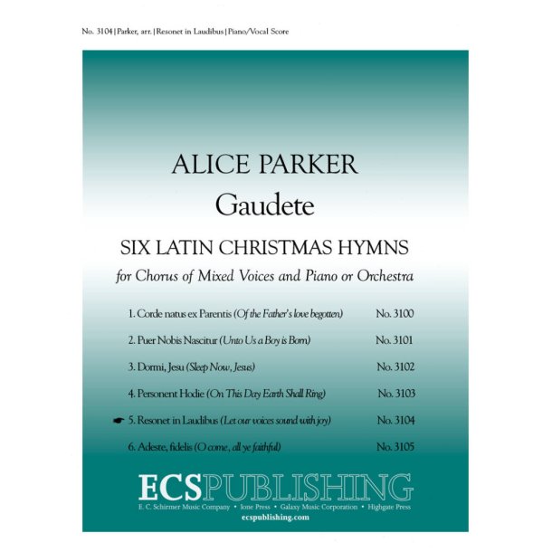 Gaudete: No. 5. Resonet in Laudibus