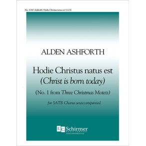 3Christmas Motets: No. 1. Hodie Christus natus est