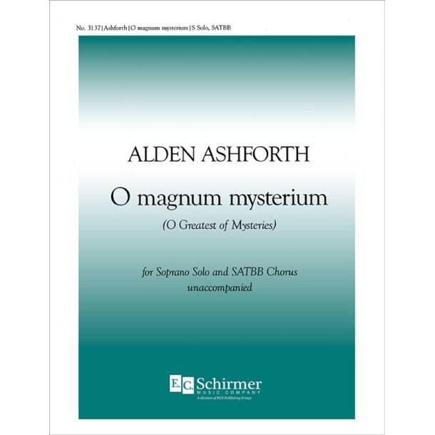 Three Christmas Motets: No. 2. O Magnum Mysterium : O Greatest of Mysteries