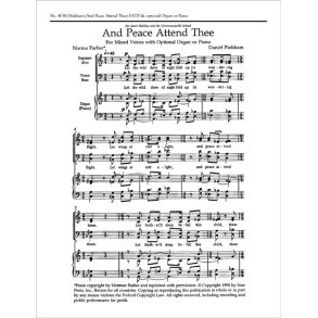 And Peace Attend Thee