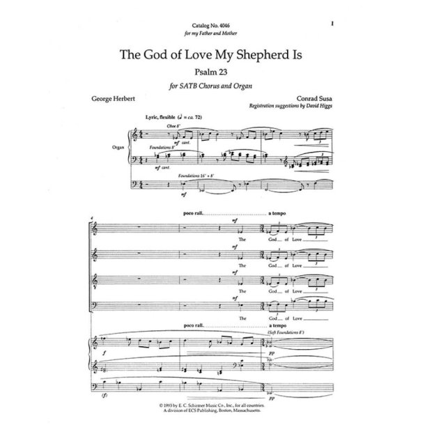 The God Of Love My Shepherd Is