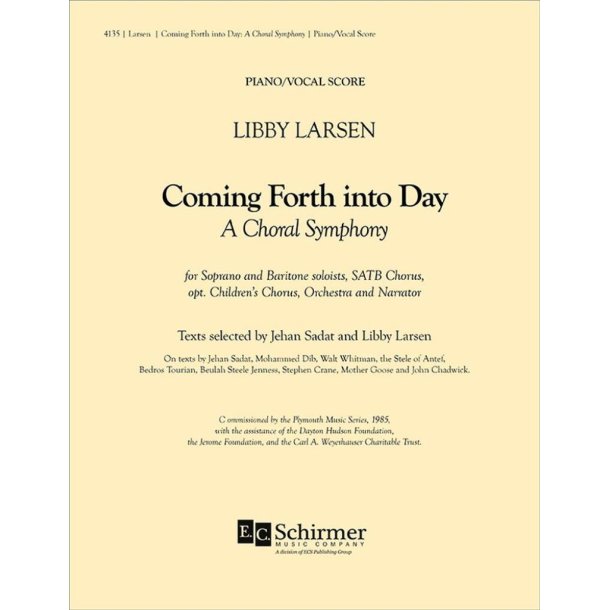 Coming Forth Into Day : Full Score