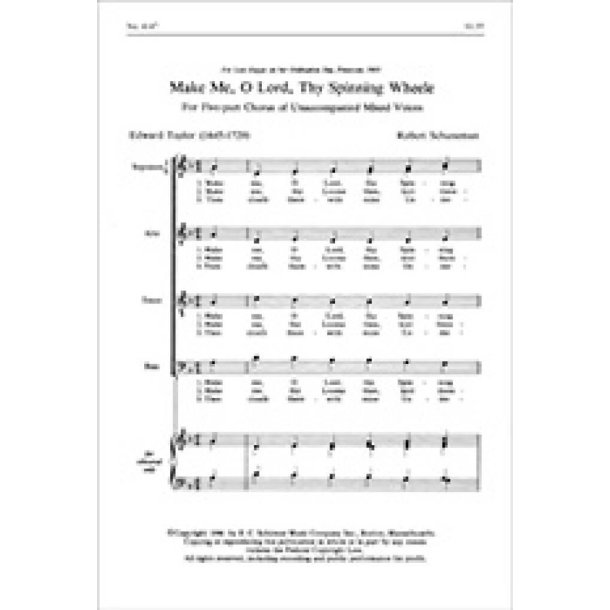 Make Me, O Lord, Thy Spinning Wheele