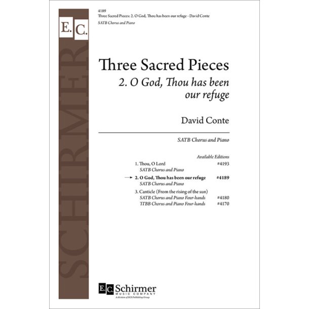 3Sacred Pieces : No. 2. O God, Thou Hast Been Our Refuge