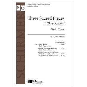 Three Sacred Pieces: No. 1. Thou, O Lord