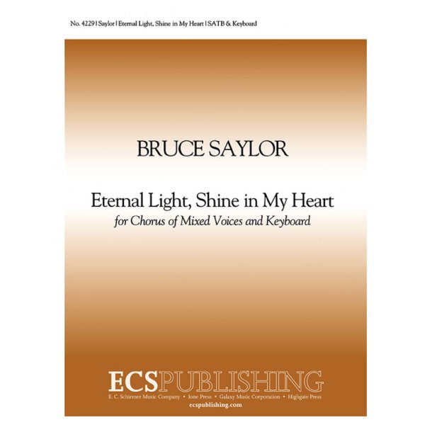 Eternal Light, Shine in My Heart