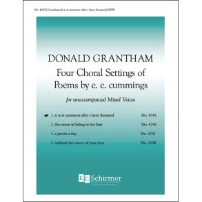 4 e.e. cummings poems : No. 1. it is at moments after i have dreamed