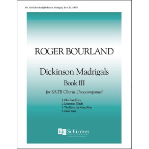 Dickinson Madrigals, Book III