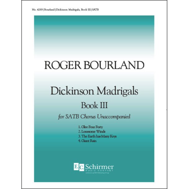 Dickinson Madrigals, Book III