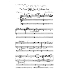 The Peace Which Passeth Understanding