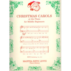 Christmas Carols at the Piano for Middle Beginners
