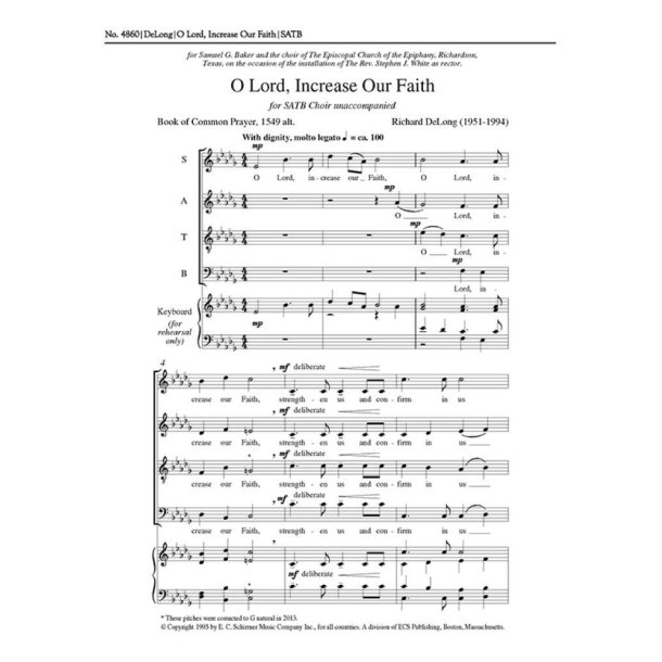 O Lord, Increase Our Faith