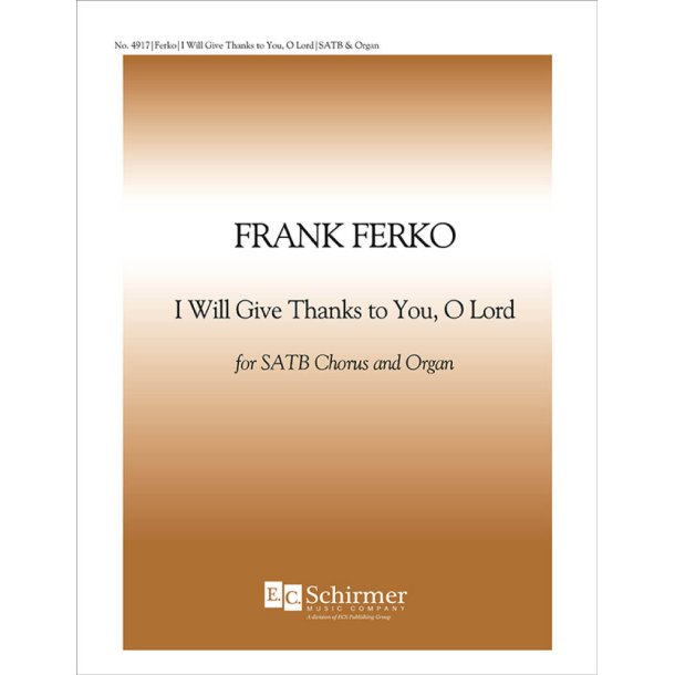 I Will Give Thanks to You, O Lord