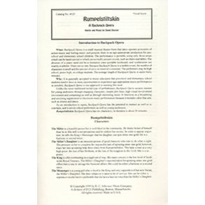 Rumpelstiltskin : from A Backpack Opera