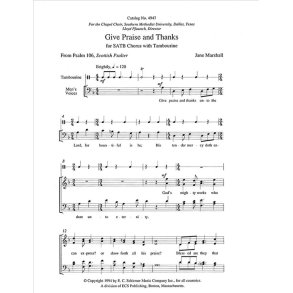 Give Praise and Thanks