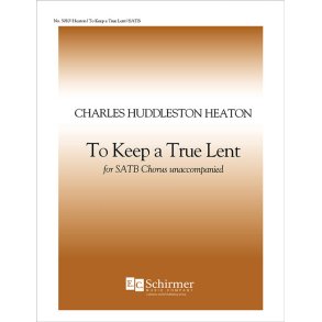 To Keep a True Lent