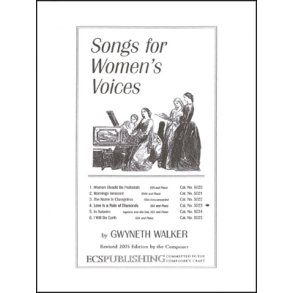 Songs for Women's Voices : No. 4. Love Is a Rain of Diamonds