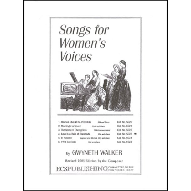 Songs for Women's Voices : No. 4. Love Is a Rain of Diamonds
