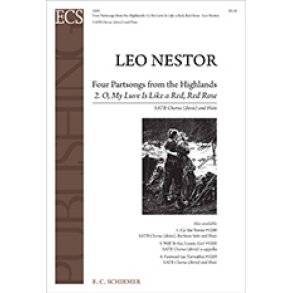 4 Partsongs from the Highlands : No. 2. O My Love is Like a Red Red Rose