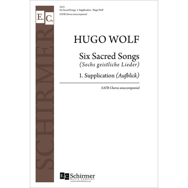 Six Sacred Songs: No. 1. Aufblick : Supplication