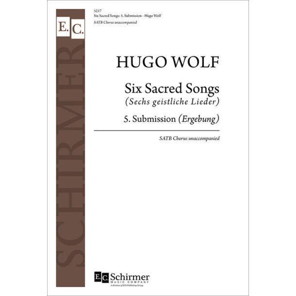 Six Sacred Songs: No. 5. Ergebung : Submission