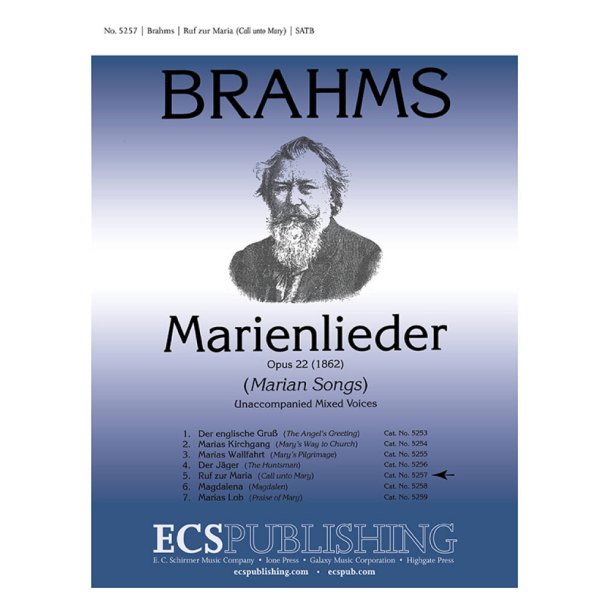 Marienlieder: No. 5. Ruf zur Maria : Call unto Mary