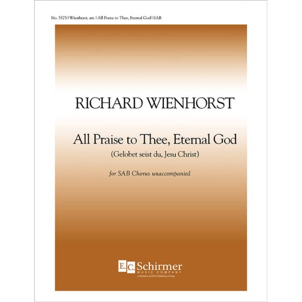 All Praise to Thee, Eternal God