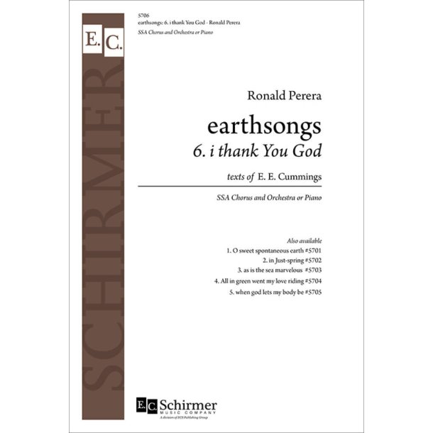 Earthsongs: No. 6 I thank You God