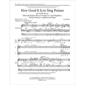 How Good It Is to Sing Praises