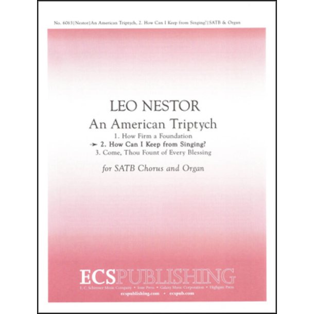 An American Triptych : 2. How Can I Keep from Singing?