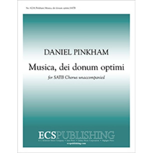 Musica, dei donum optimi