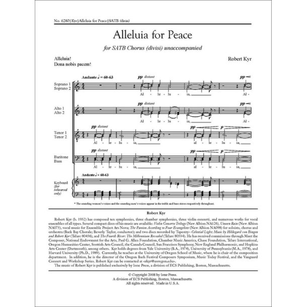 Alleluia for Peace