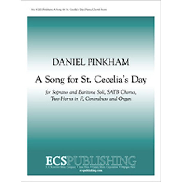 A Song for St. Cecilia's Day