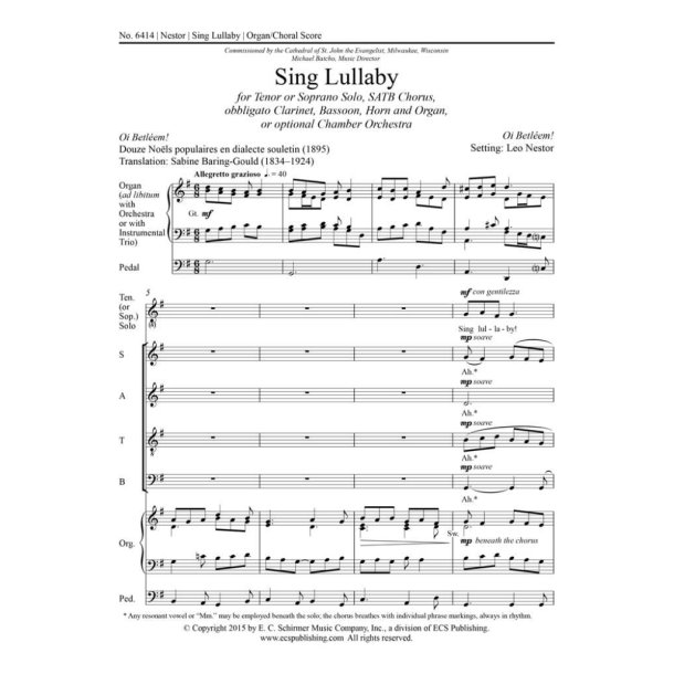 Sing Lullaby