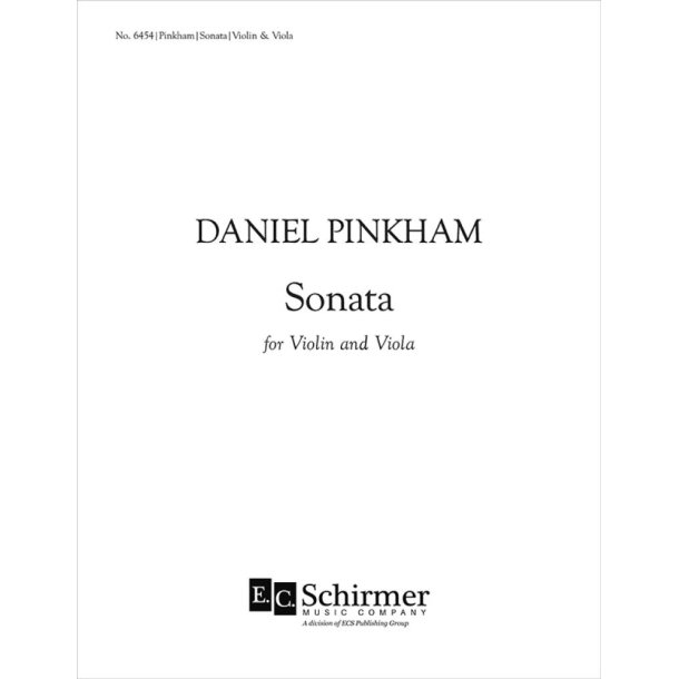 Sonata for Violin and Viola