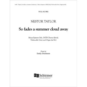 So fades a summer cloud away