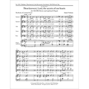 Thou knowest, Lord, the secrets of our hearts