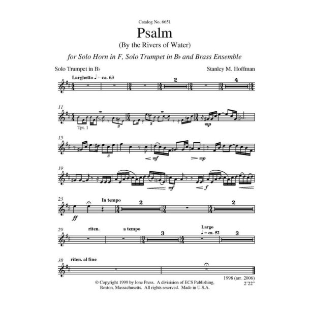 Psalm : By the Rivers of Water