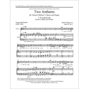 Two Anthems : O Lord of Life & Loving Shepherd of thy Sheep