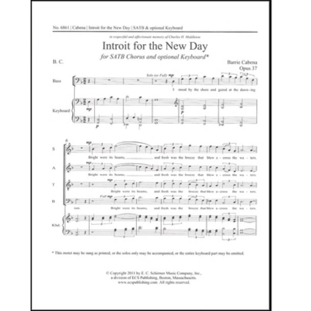 Introit for the New Day