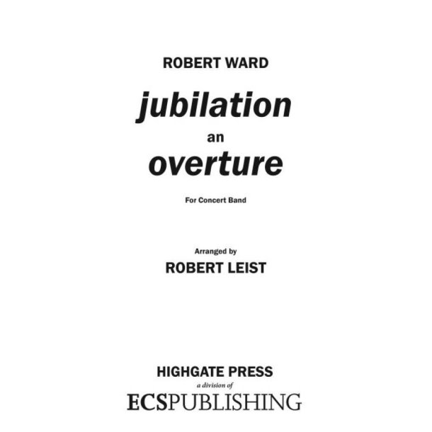 Jubilation, An Overture