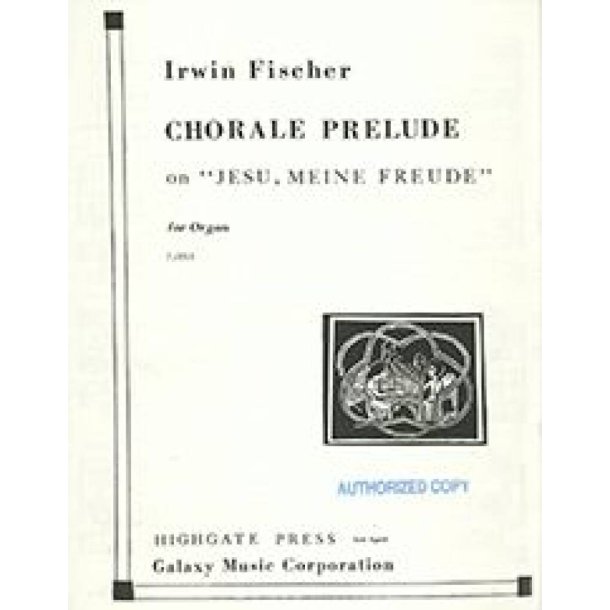 Chorale Prelude on Jesu, meine Freude