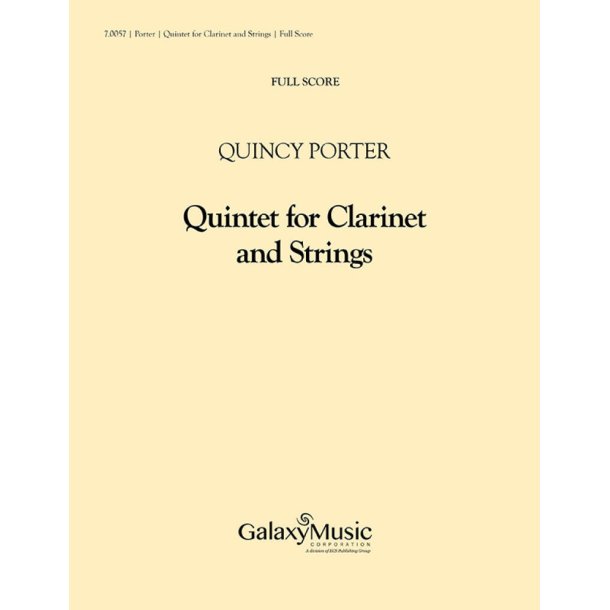 Quintet for Clarinet and Strings