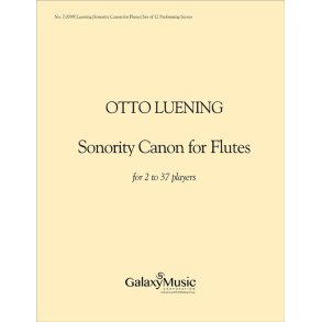 Sonority Canon for Flutes : Set of 13 parts