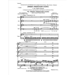 Sweet Freedom's Song: 7. Sweet Freedom's Song