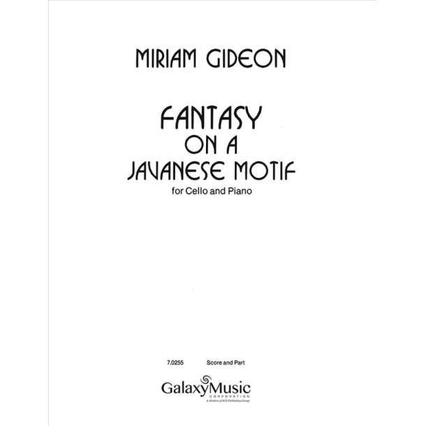 Fantasy on a Javanese Motif
