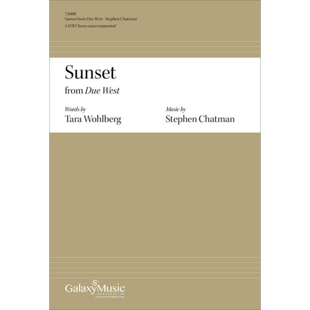 Due West: No. 4 Sunset