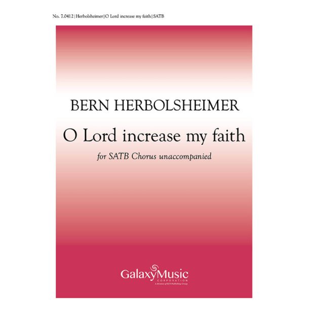 O Lord, Increase My Faith