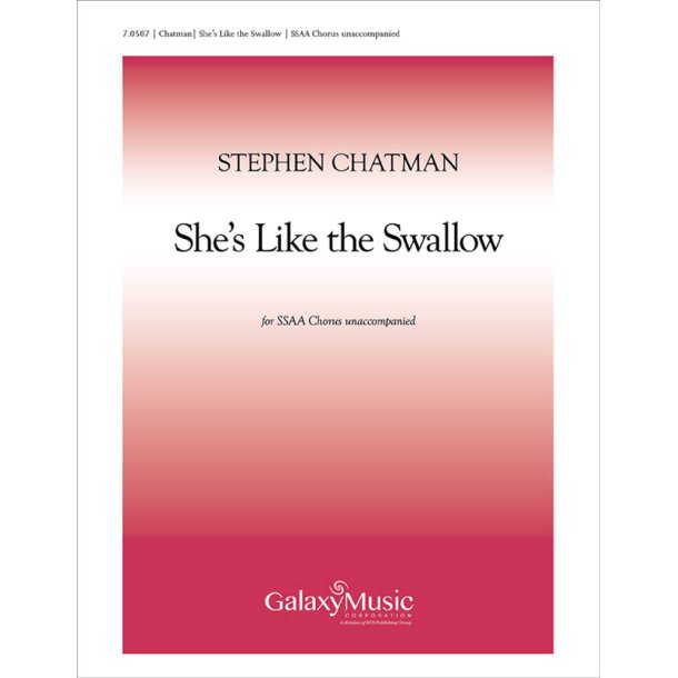 5 Canadian Folk-Songs: No 4 She's Like the Swallow